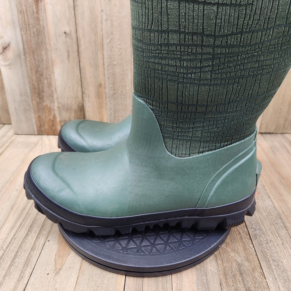 Bogs Whiteout Rubber Boots Womens size 9 Adjustable Waterproof Faux Fur Winter - Picture 9 of 13